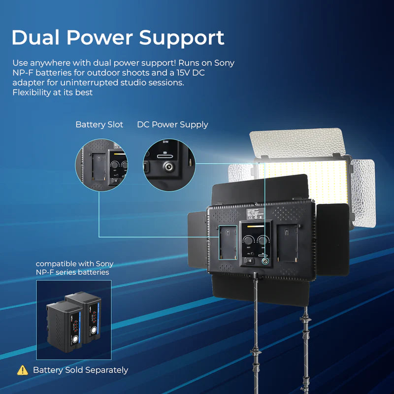 Digitek LED-D1120 55W Portable LED Video Light