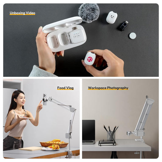 Ulanzi TH04 Overhead Tripod Mount Flexible Boom Arm with 360 Ball Head