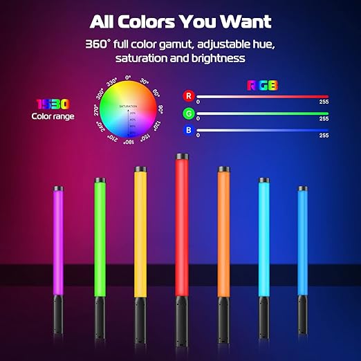 ULANZI VL119 RGB LED Video Light for Vlogging