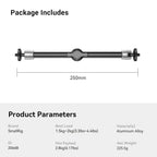 SmallRig Adjustable Articulating Magic Arm 9 point 8 Inch with Dual 1 by 4 Screw 2066B SMALLRIG