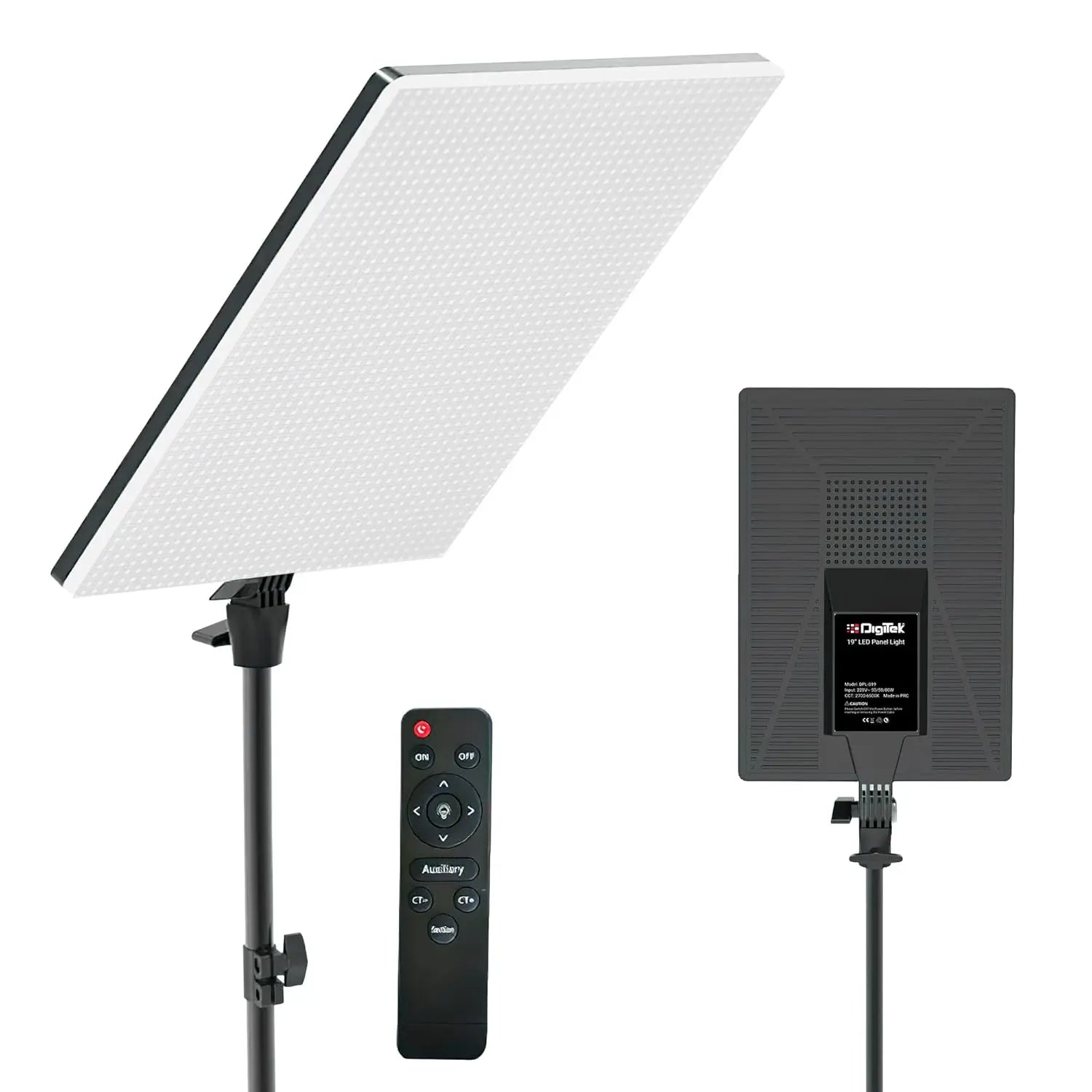 Digitek DPL 019 Ultra Slim Bi-Color 80W LED Panel Light with Remote Control Digitek