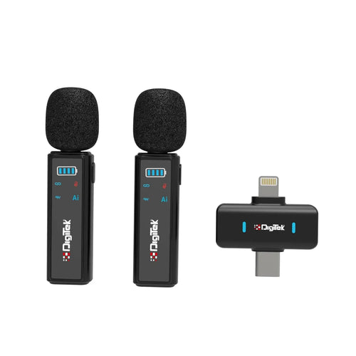 Digitek DMW 021 Wireless Clip On Microphone Digitek