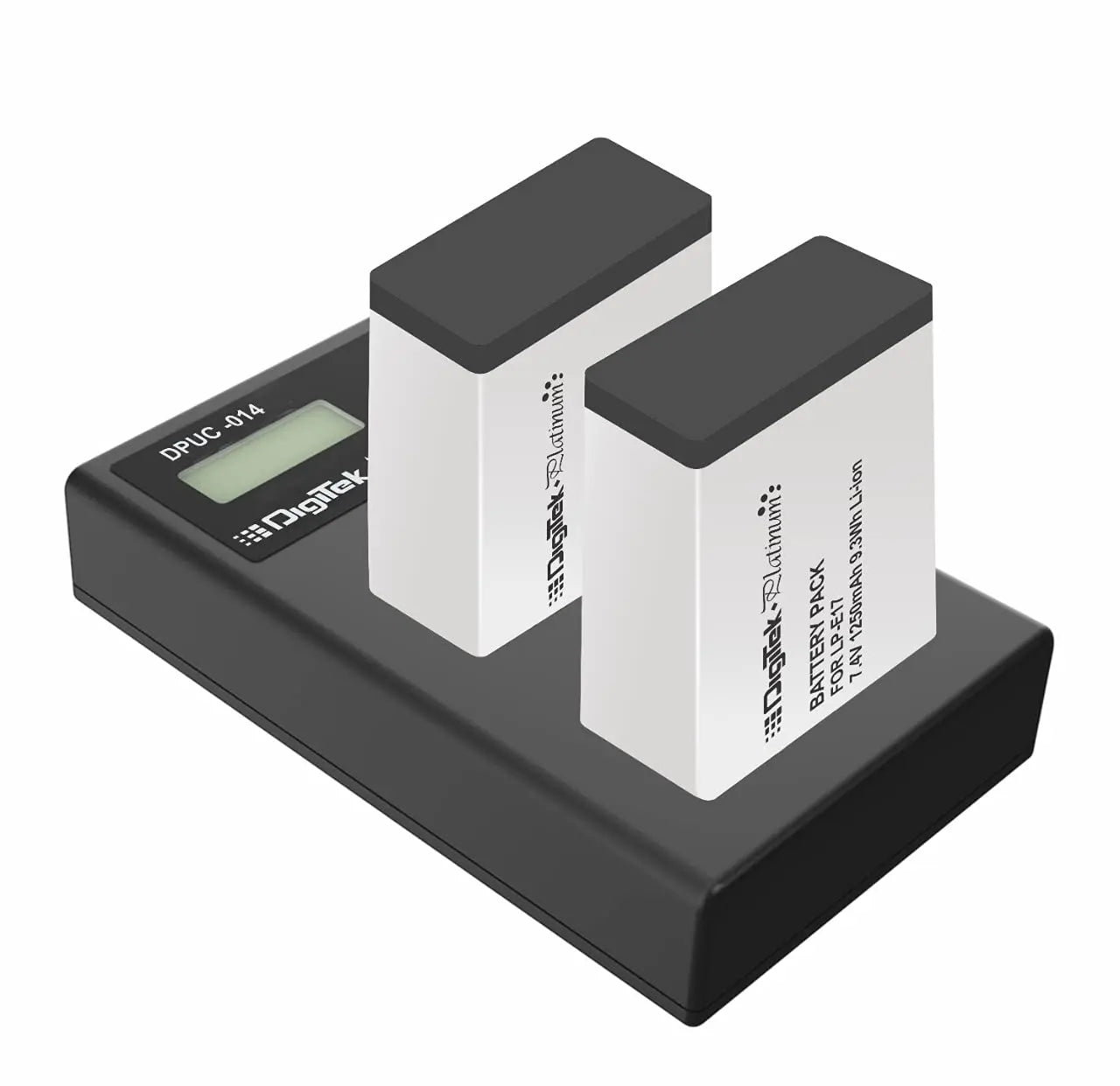 Digitek Platinum DPUC-014 Dual Port LCD Battery Charger Digitek
