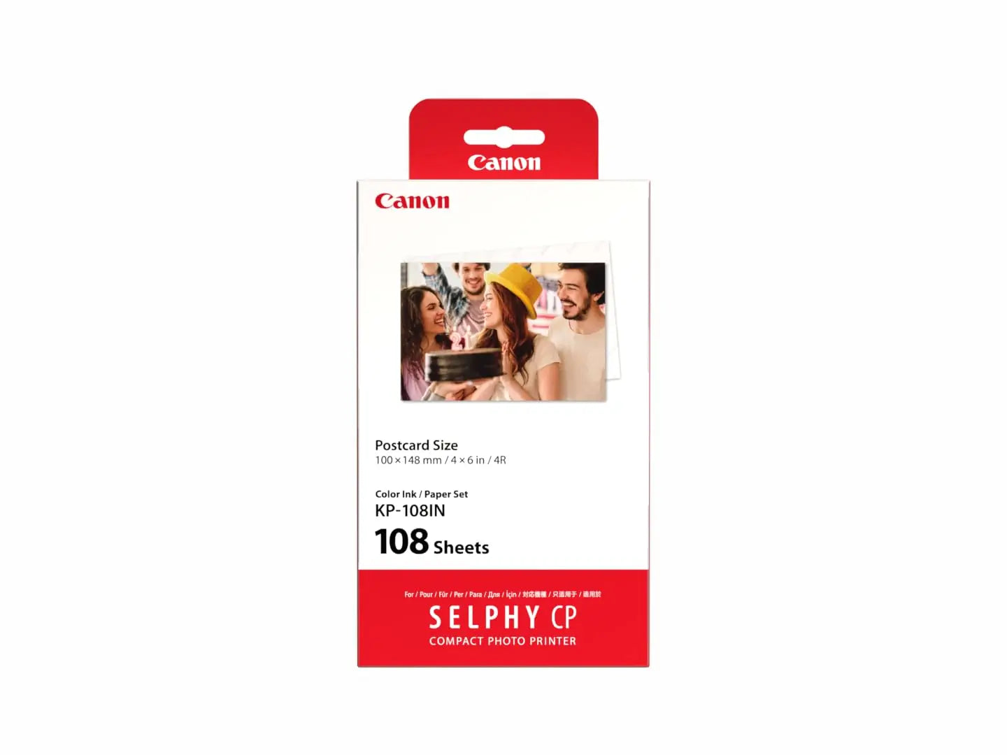 Canon KP-108IN Color Ink & Photo Paper Set for SELPHY Printers Canon