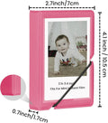 Tektonic Mini Photo Album 28 Pockets Rose Red TEKTONIC