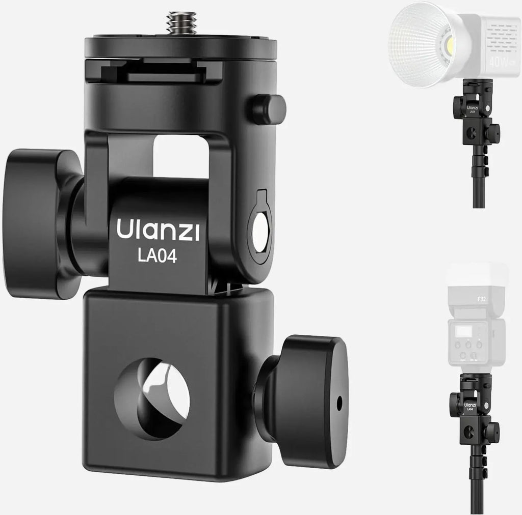 Ulanzi LA04 Light Stand Mount Adapter Quick Release Tilt Head Ulanzi