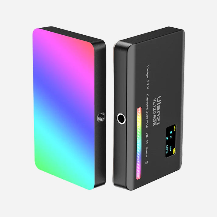 Ulanzi VL120 RGB LED Video Light with Diffuser