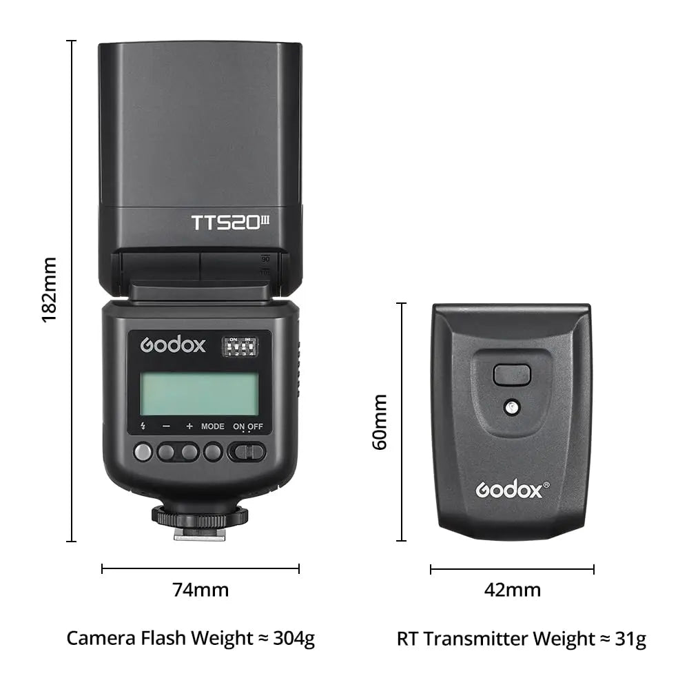 GODOX TT520 III Camera Flash Speedlite Godox