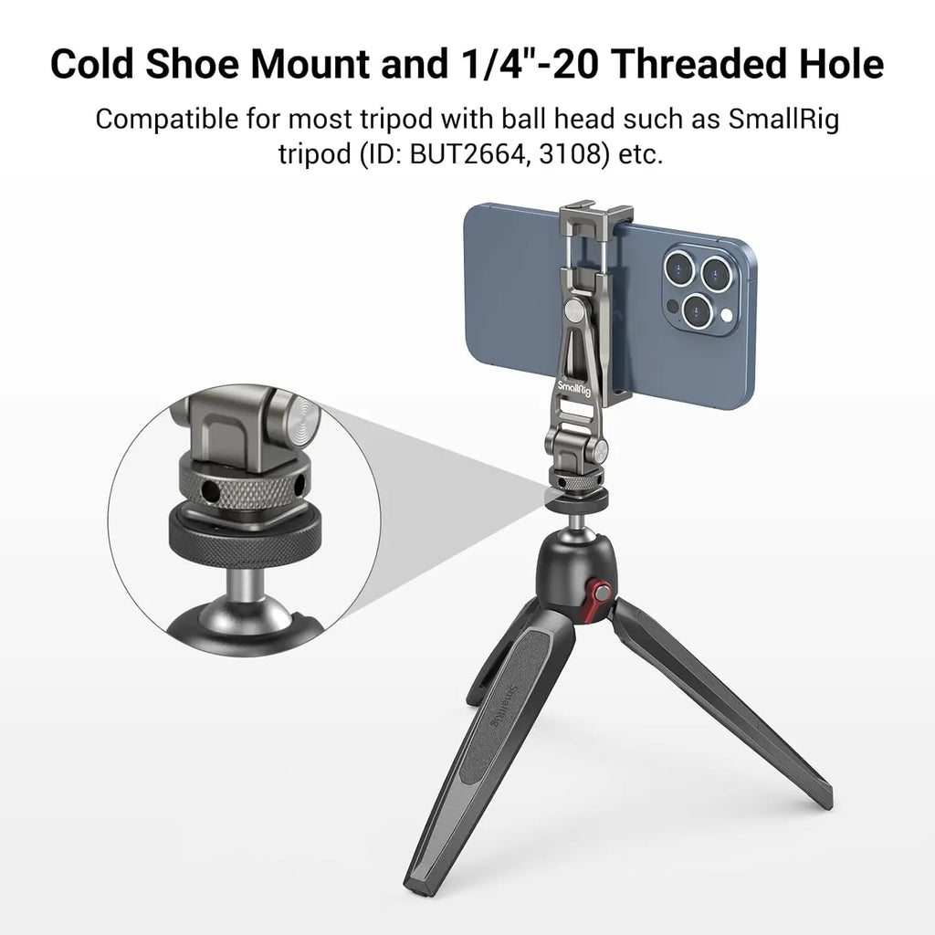 SmallRig Universal Cell Phone Mount Adapter with Cold Shoe 3559 SMALLRIG