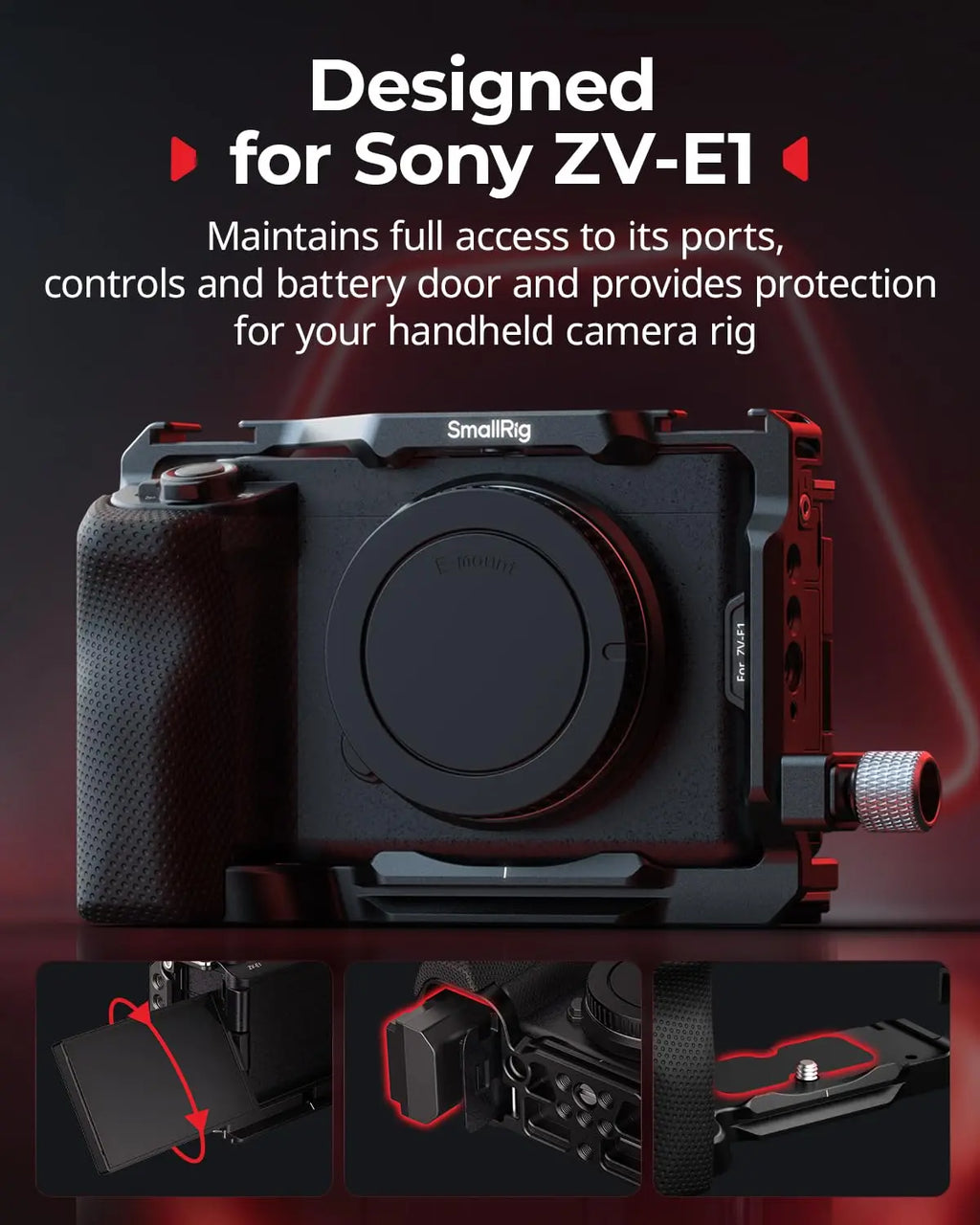 SmallRig ZV E1 Cage Kit for Sony ZV E1 4257B SMALLRIG