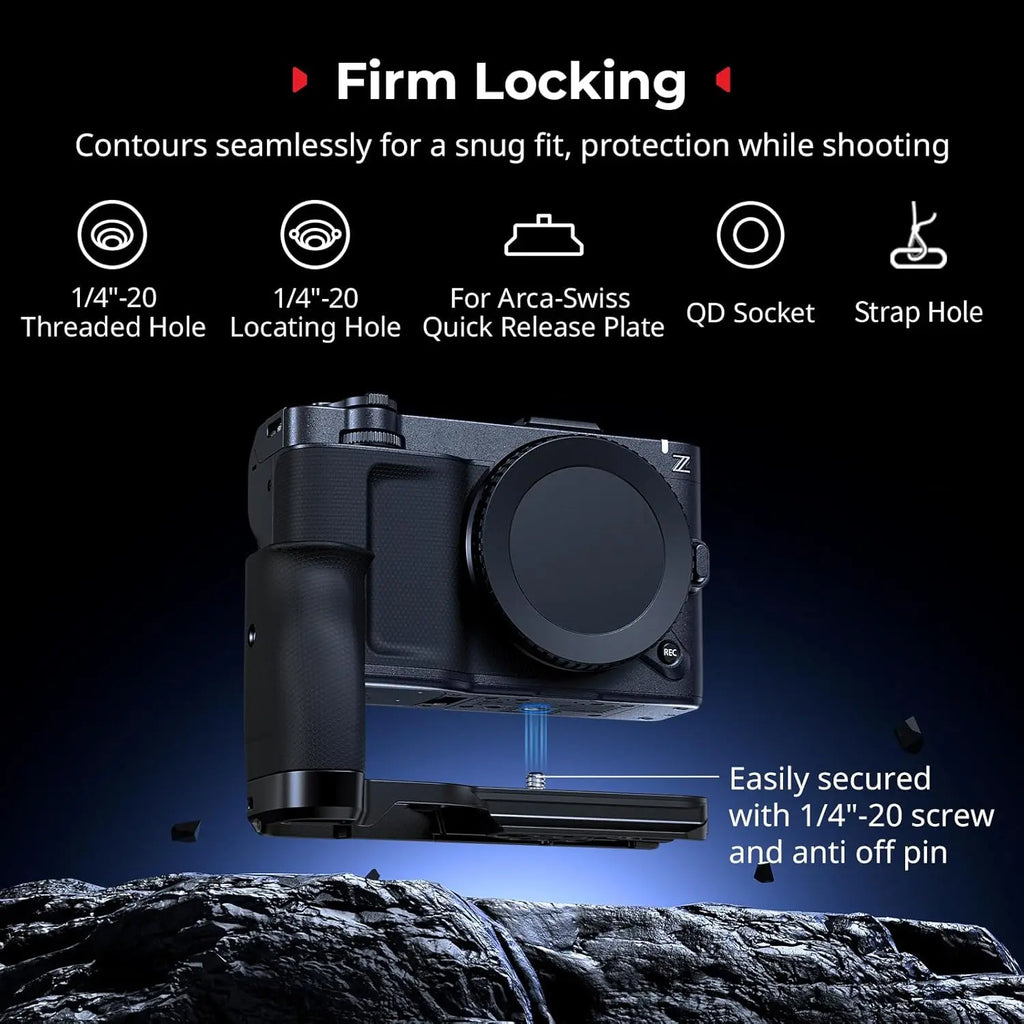 SmallRig L Shape Handle for Nikon ZR with Silicone Grip 5466 SMALLRIG