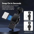 Ulanzi LM001 Magnetic Mini Light for DJI Osmo Pocket 3 5800K LED