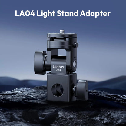 Ulanzi LA04 Light Stand Mount Adapter Quick Release Tilt Head