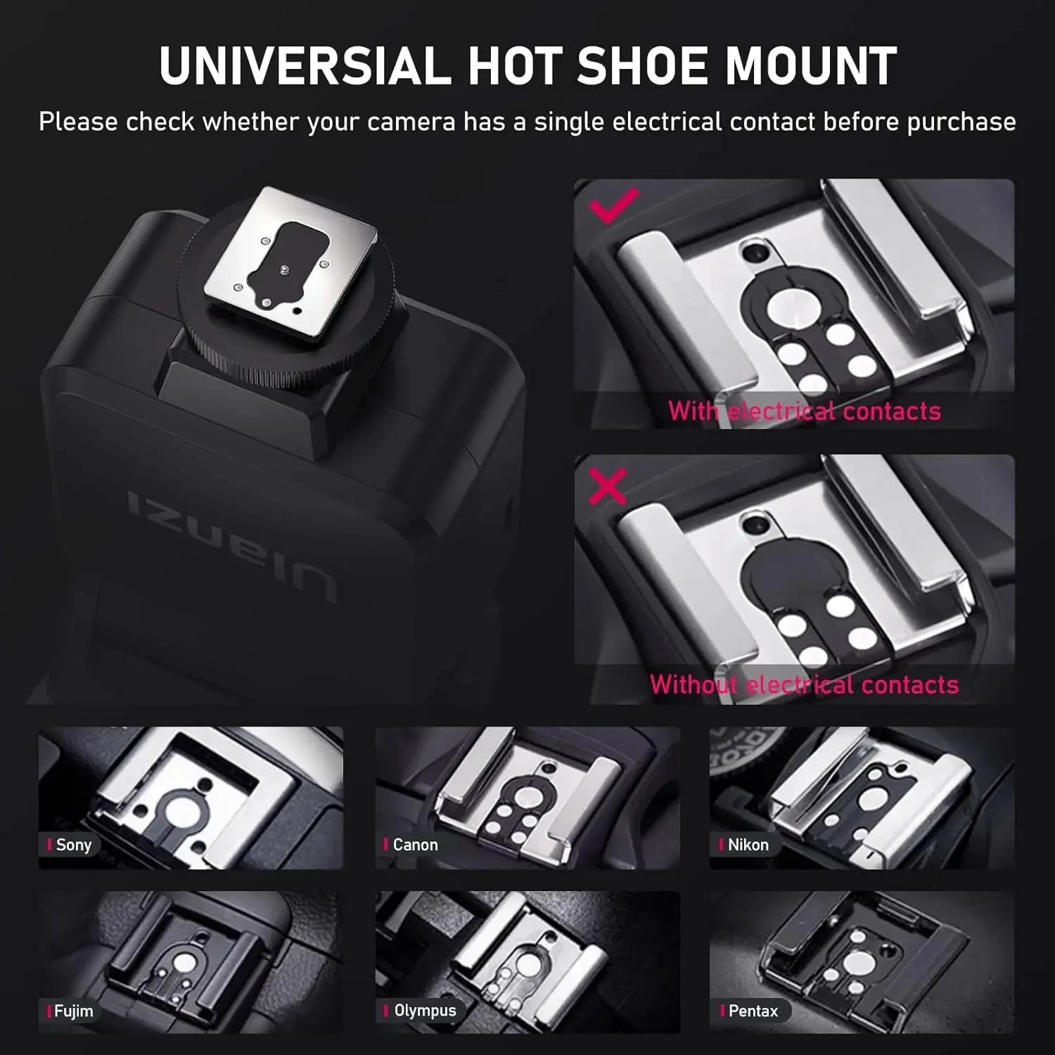 Ulanzi VIJIM F32 Camera Flash Speedlite GN32 5600K, Hot Shoe Mount Ulanzi