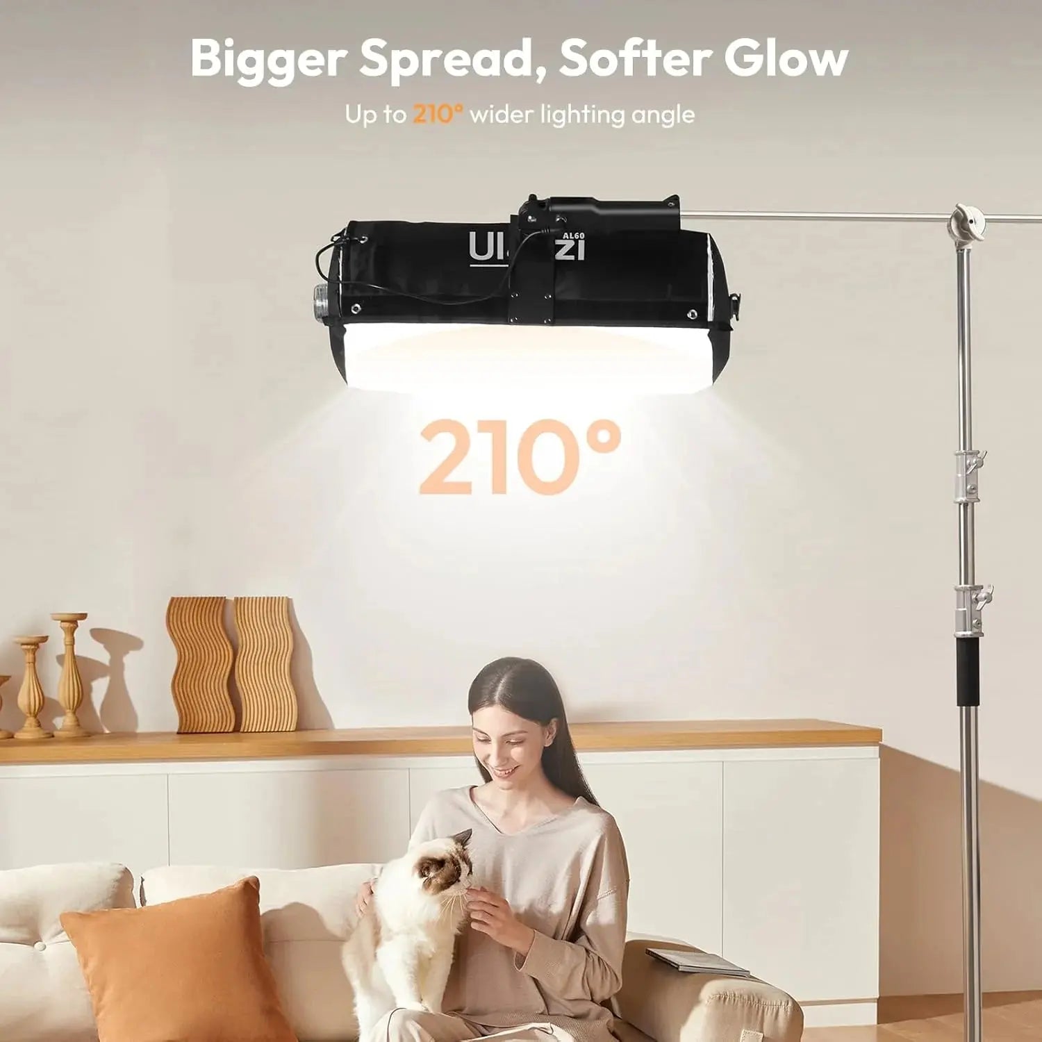 Ulanzi AL60 Inflatable LED Tube Light Portable RGB Video Light Ulanzi
