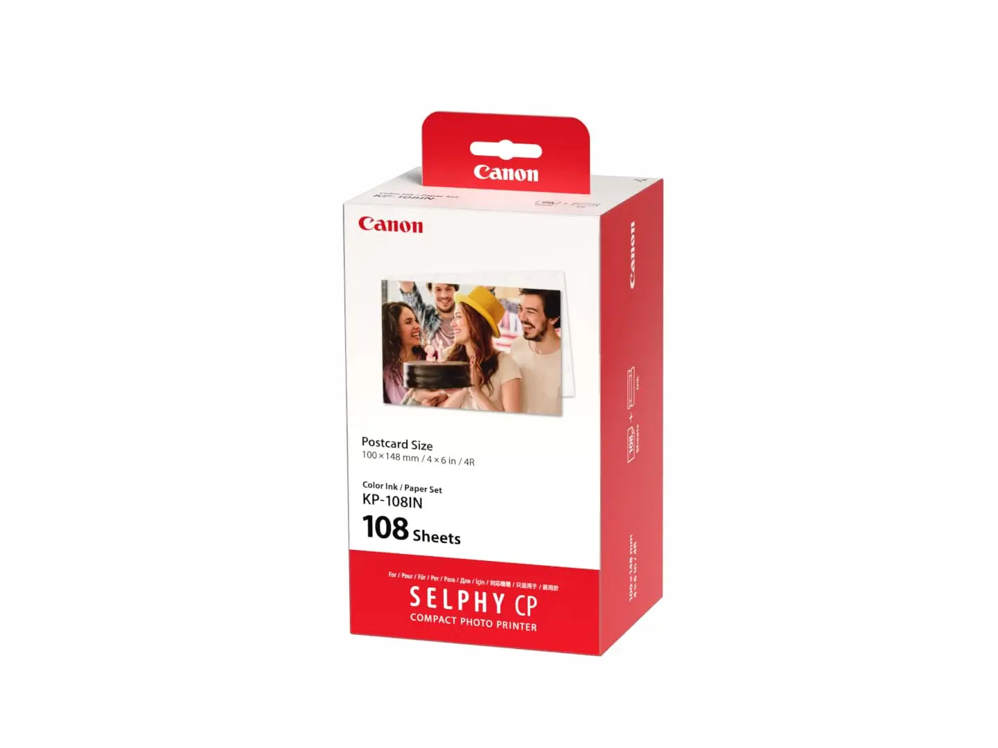 Canon KP-108IN Color Ink & Photo Paper Set for SELPHY Printers Canon