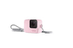 GoPro Silicone Sleeve with Lanyard Pink Protective Camera Cover Gopro