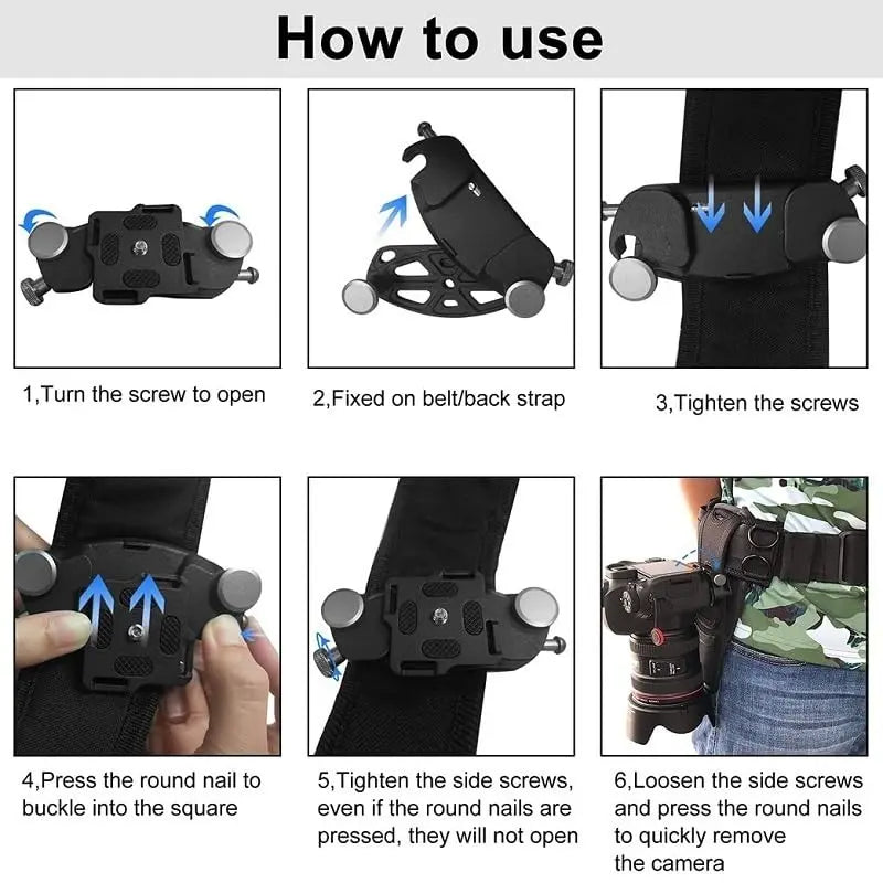 TEKTONIC Quick Release Camera Capture Clip V1 Mount TEKTONIC