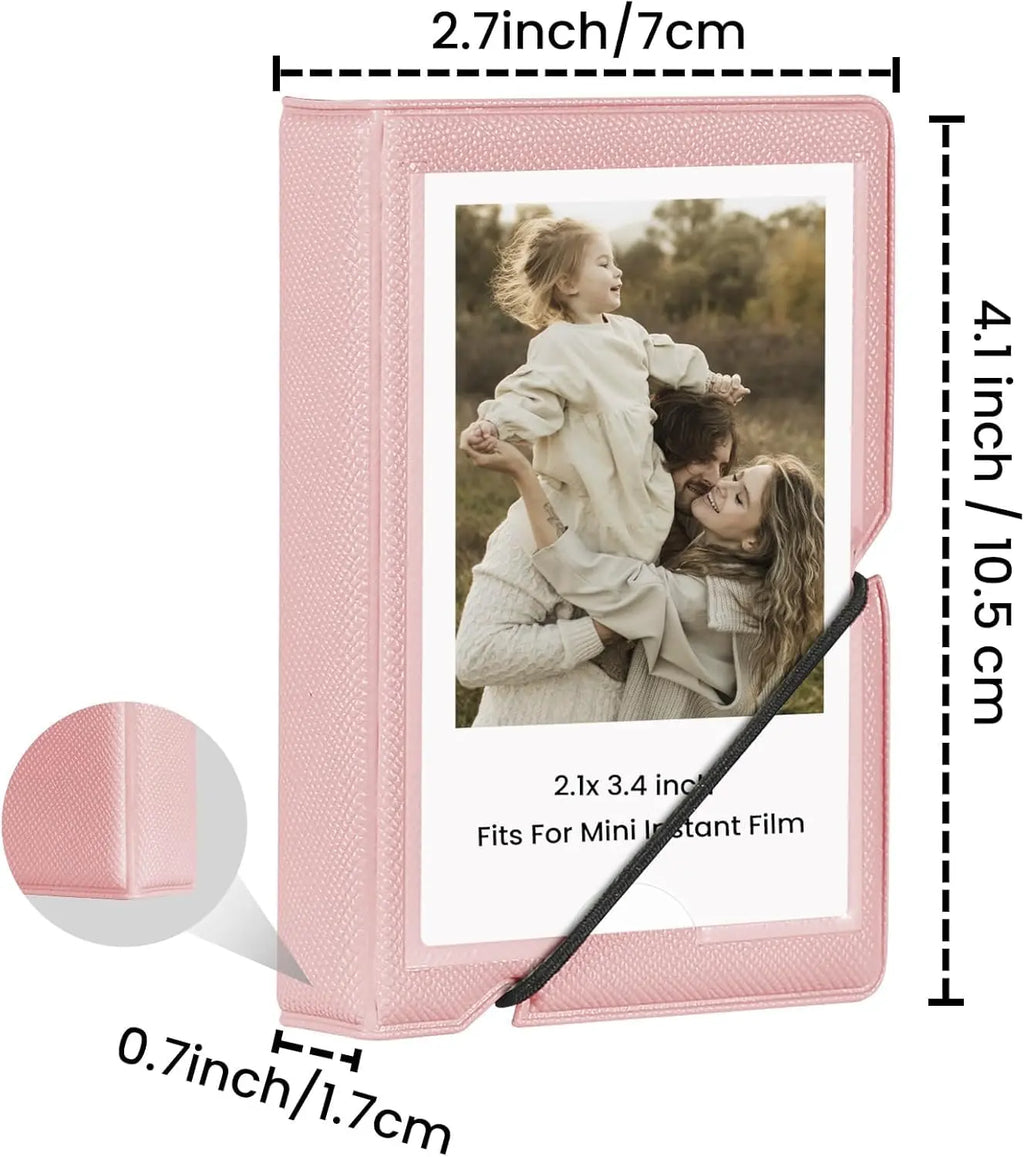 Tektonic Mini Photo Album 28 Pockets Pink TEKTONIC