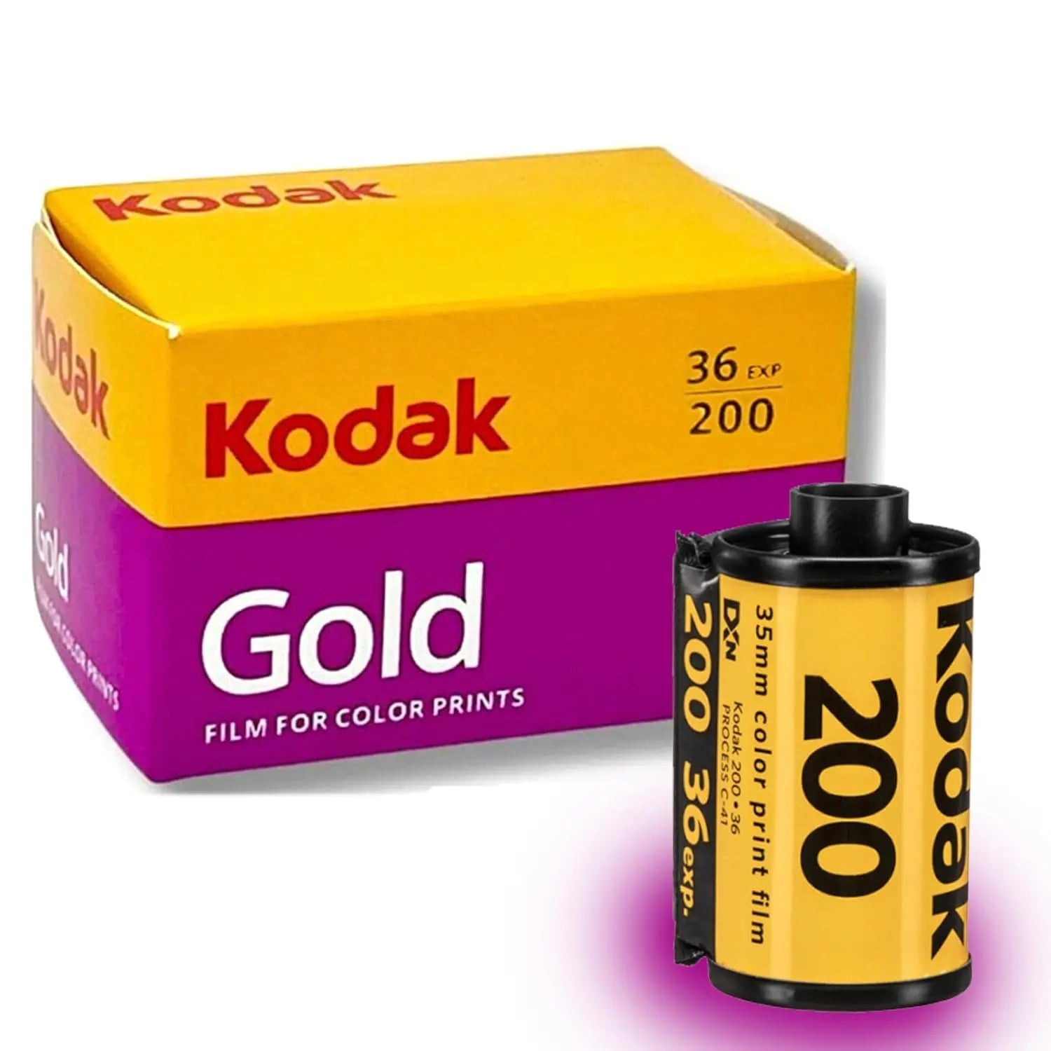 Kodak Gold 200 ISO 35mm Color Negative Film Roll – 36 Exposures Kodak