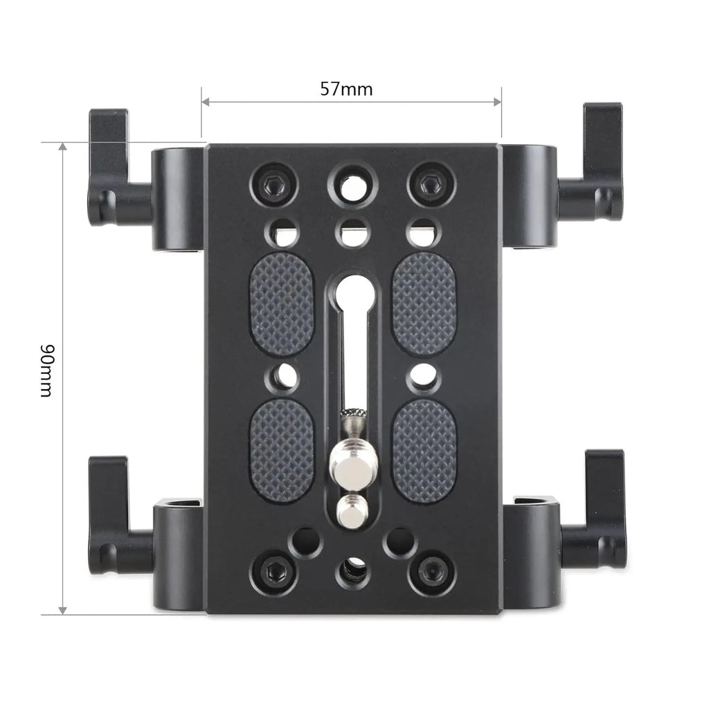 SmallRig Camera Tripod Mounting Baseplate with 15mm Rod Clamp Rail Block 1798 SMALLRIG