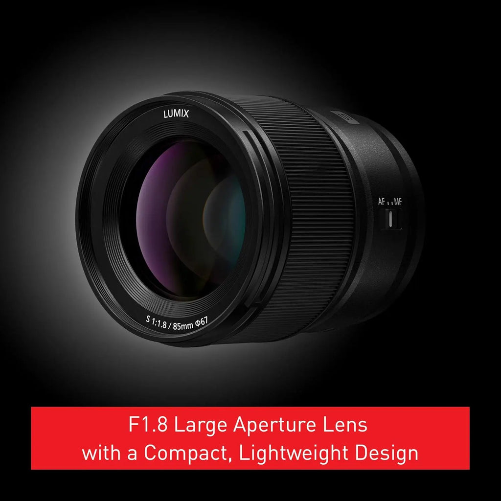 Panasonic Lumix S 85mm f/1.8 L-Mount Prime Lens Panasonic