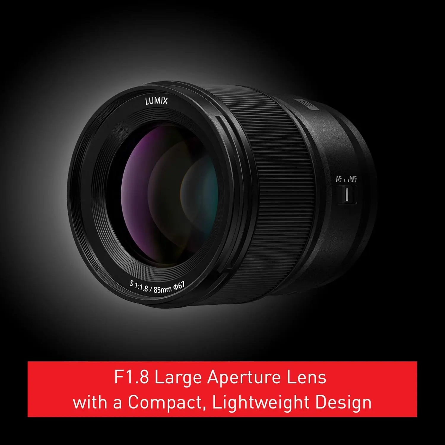 Panasonic Lumix S 85mm f/1.8 L-Mount Prime Lens Panasonic