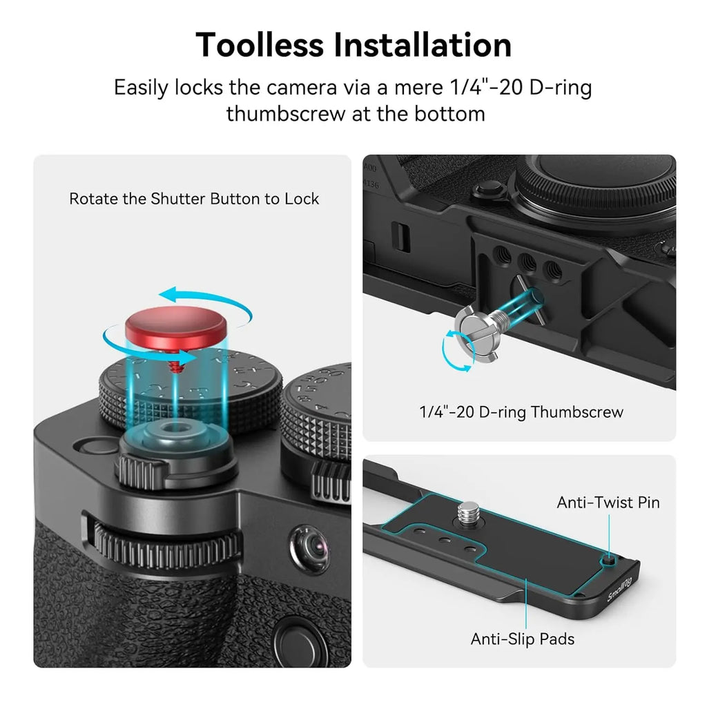 SmallRig L Shape Grip for Fujifilm XT5 Black Camera Hand Grip 4260 SMALLRIG