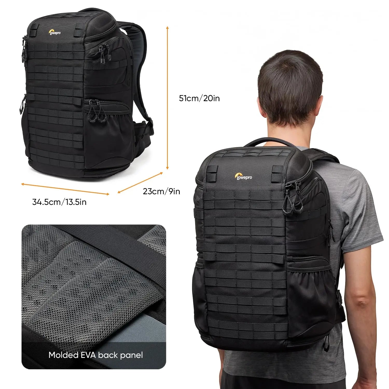 Lowepro ProTactic BP 450 AW III Professional Camera Backpack 28L Leofoto