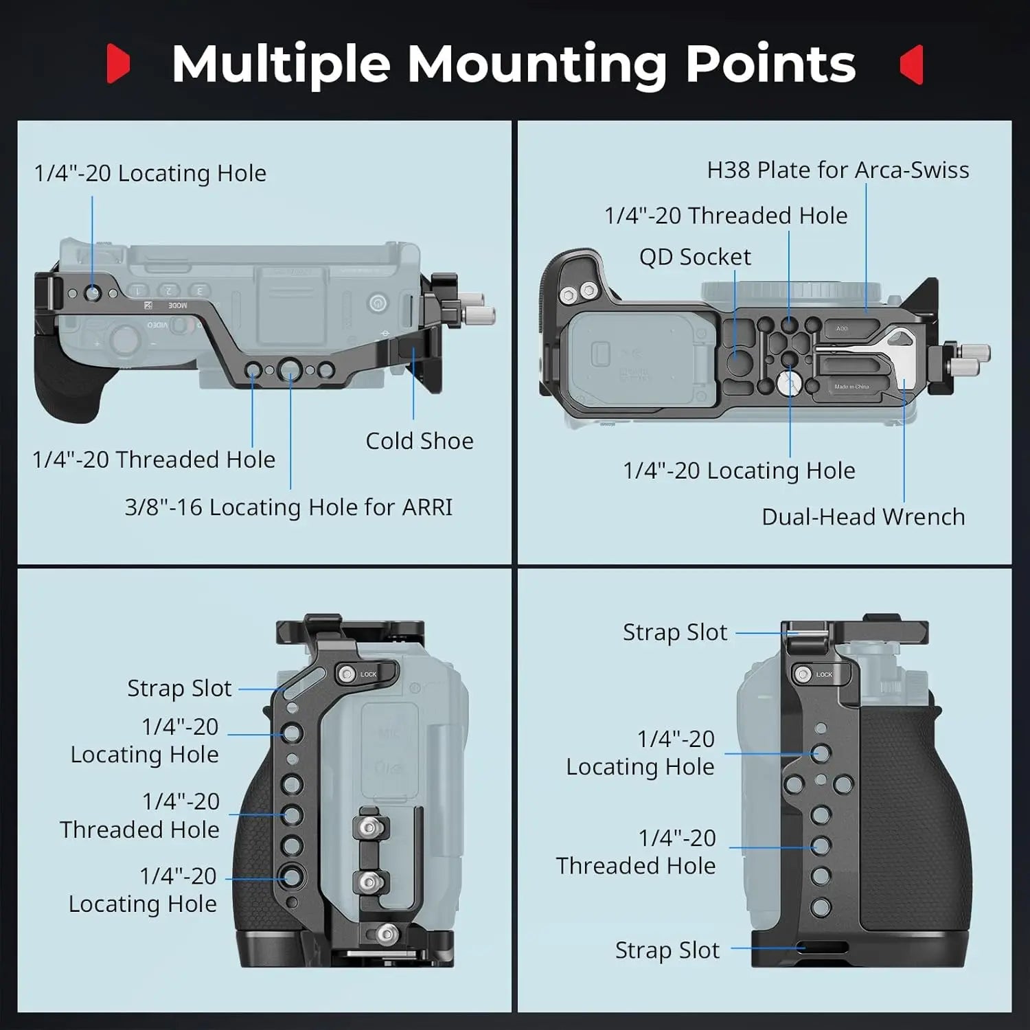 SmallRig Camera Cage for Nikon ZR 5467 SMALLRIG
