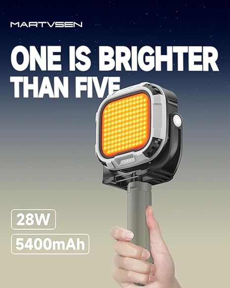 TEKTONIC 28W Pocket LED Fill Light Rechargeable Dimmable Video Lamp