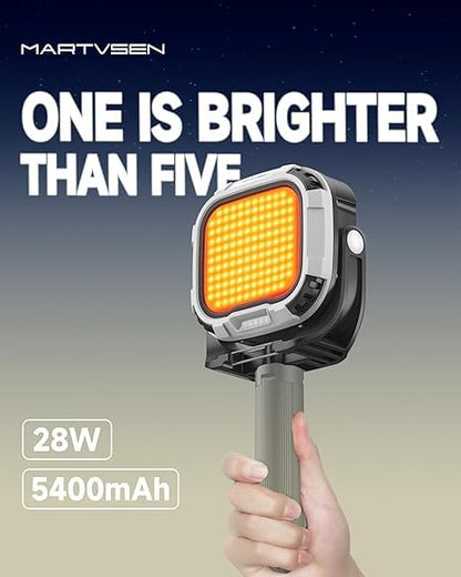 TEKTONIC 28W Pocket LED Fill Light Rechargeable Dimmable Video Lamp