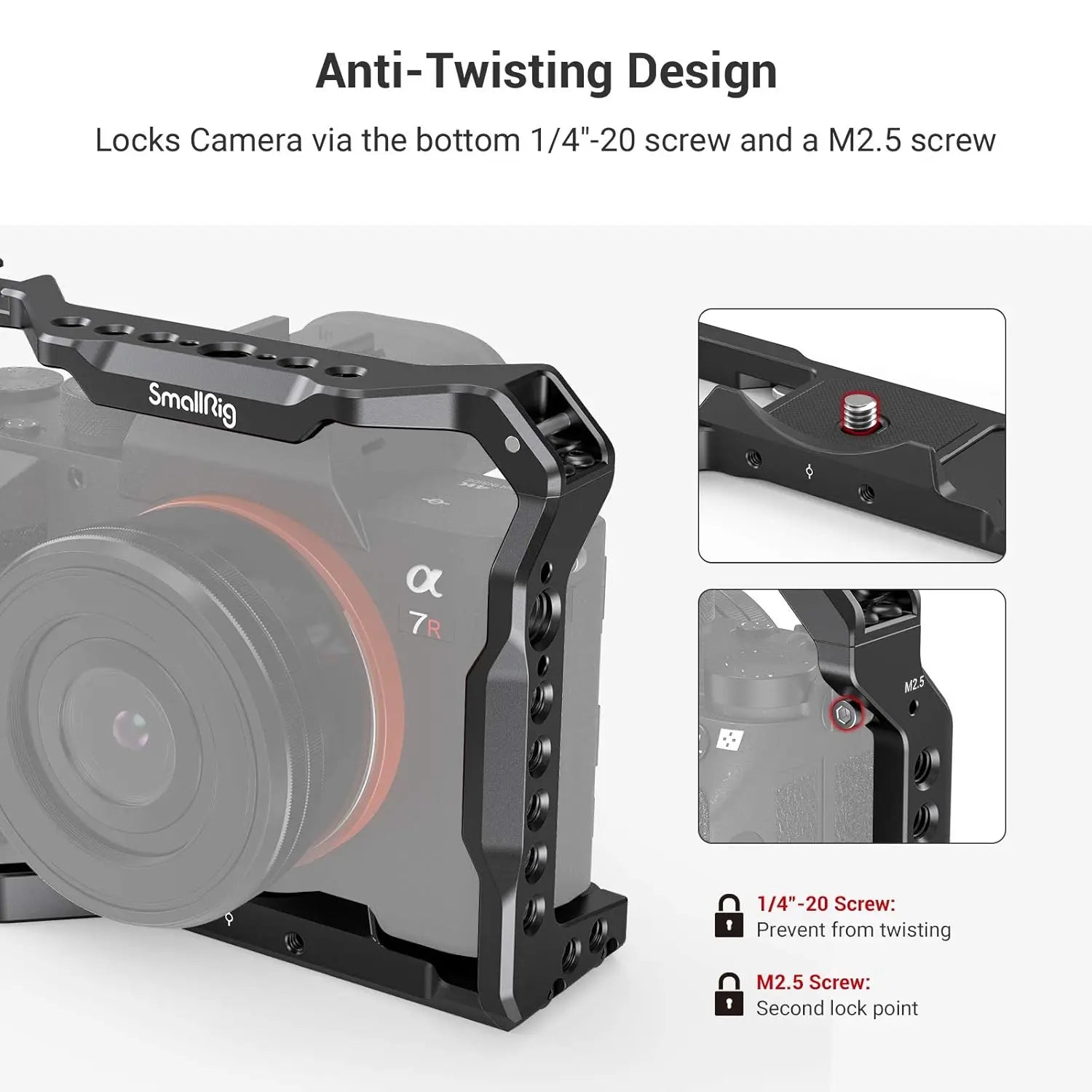 SmallRig Light Weight Camera Cage for Sony A7 III A7R III A9 2918 SMALLRIG