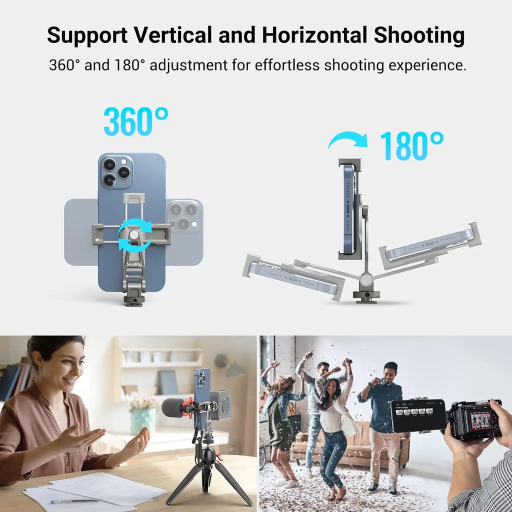 SmallRig Universal Cell Phone Mount Adapter with Cold Shoe 3559 SMALLRIG