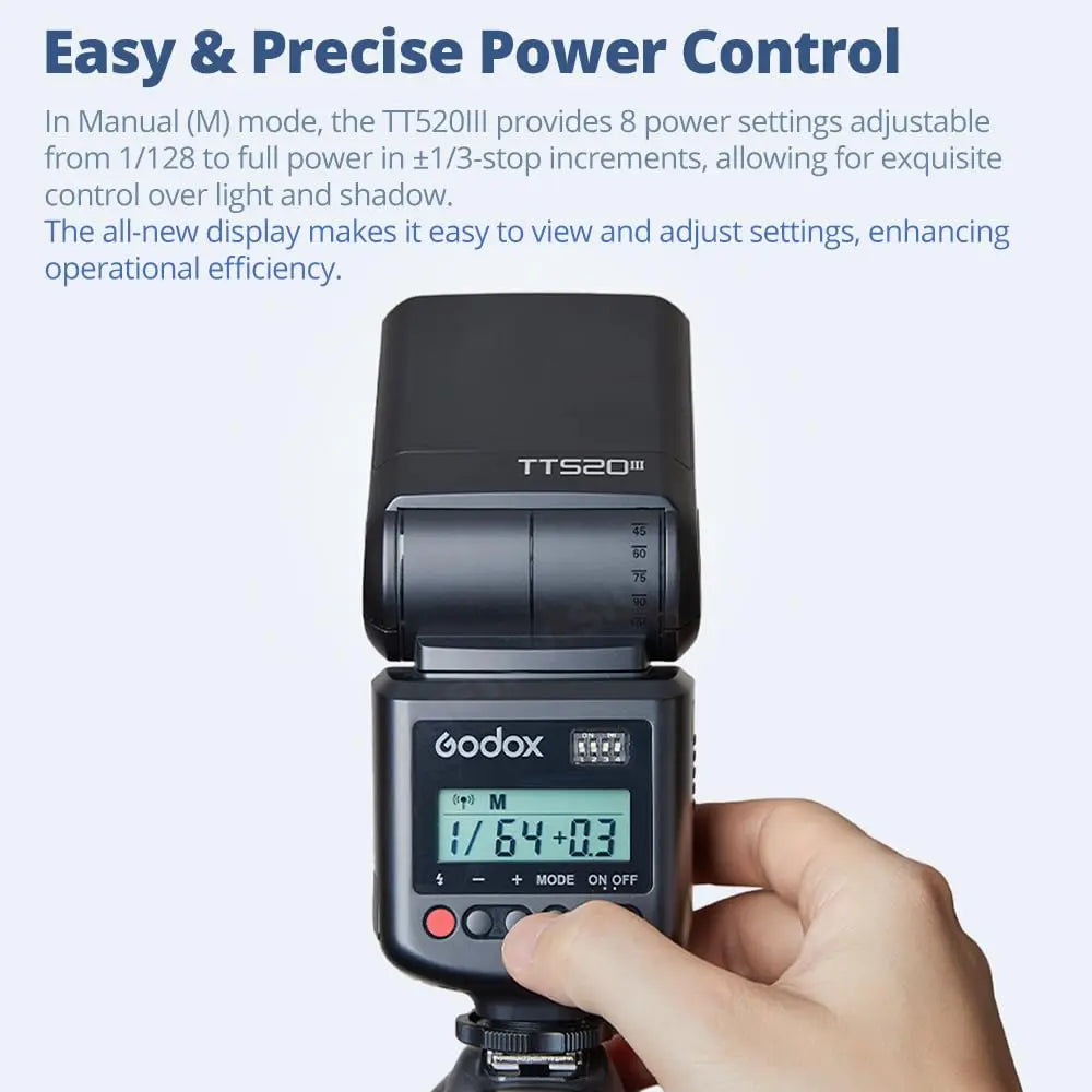 GODOX TT520 III Camera Flash Speedlite Godox