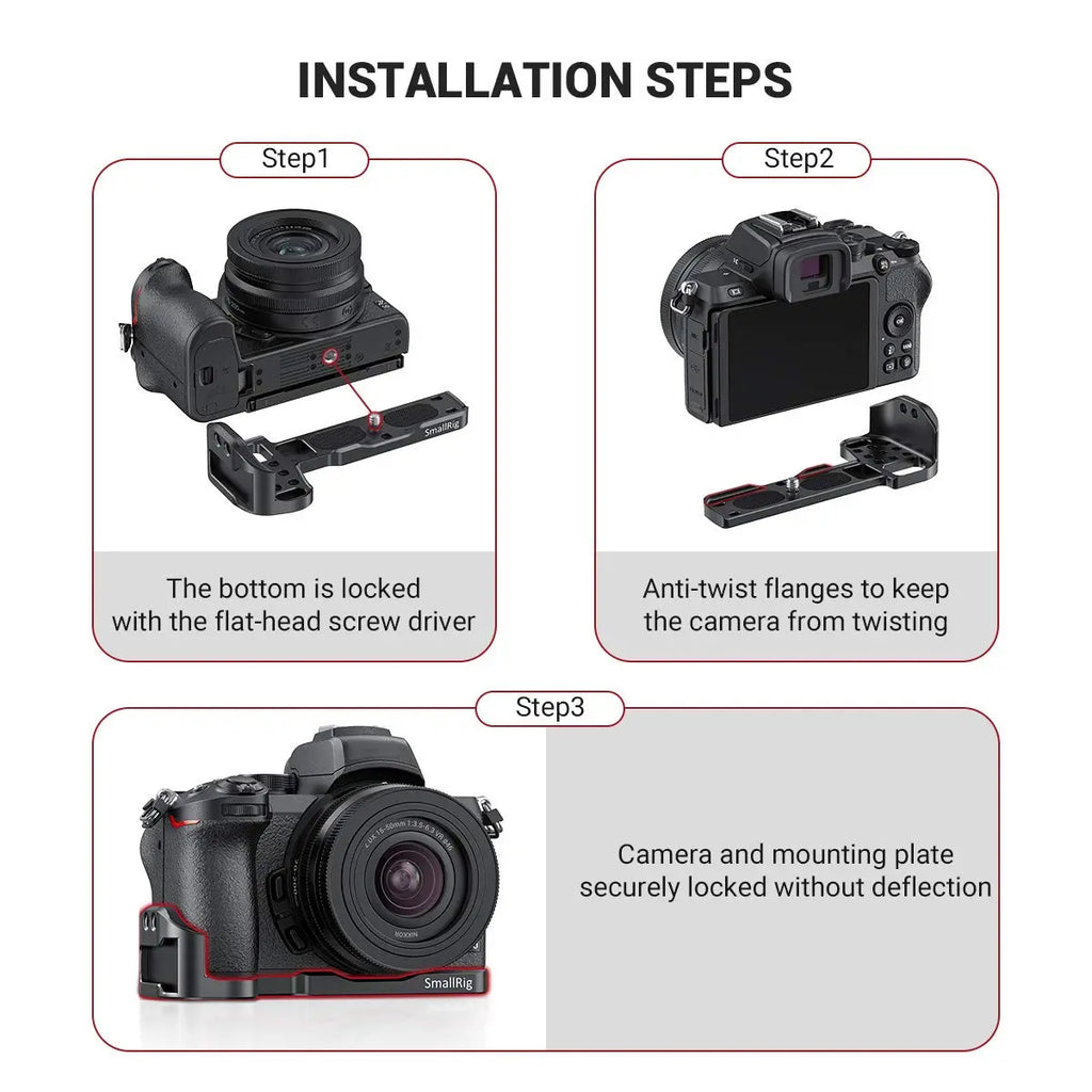 SmallRig Vlogging Mounting Plate for Nikon Z50 LCN2525 SMALLRIG