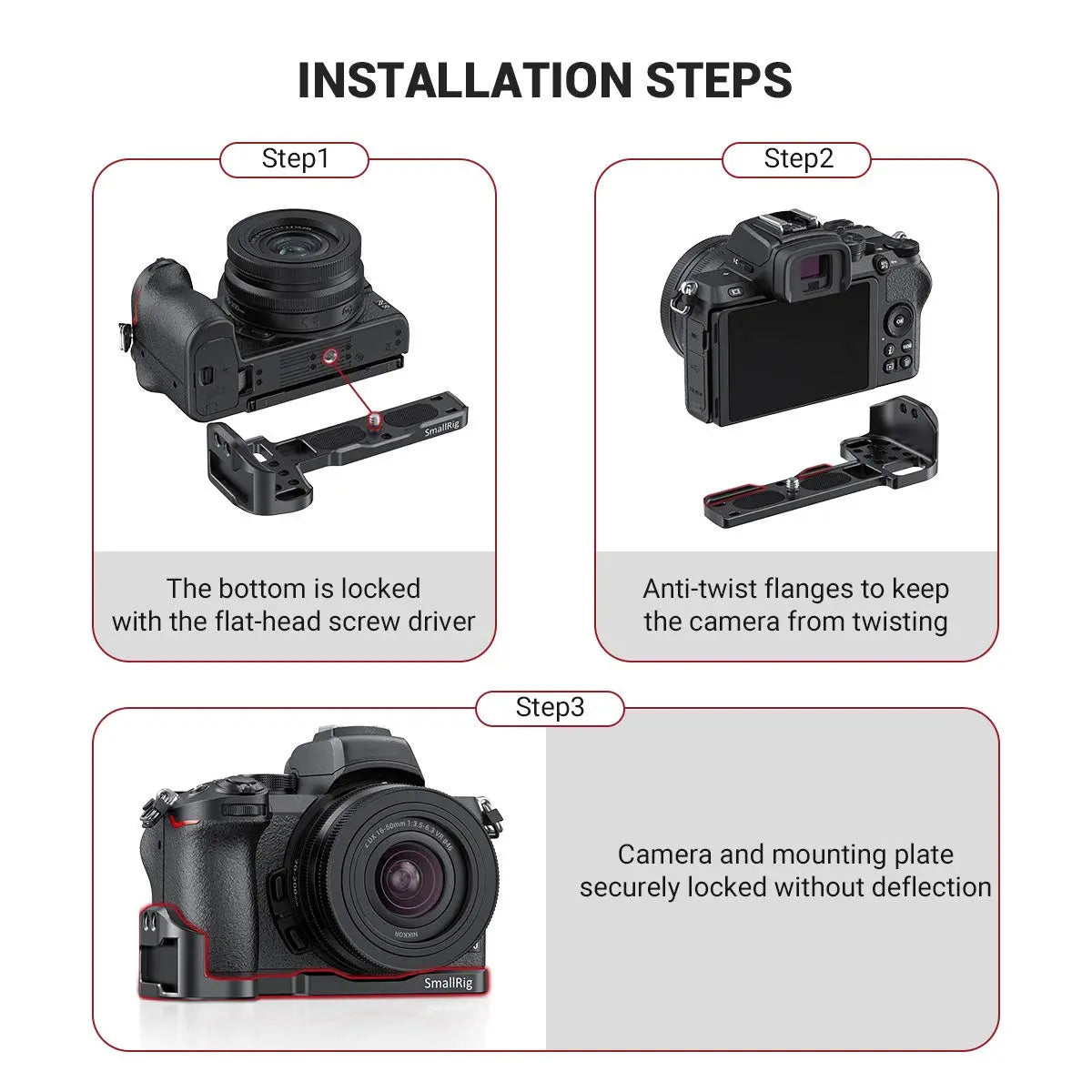 SmallRig Vlogging Mounting Plate for Nikon Z50 LCN2525 SMALLRIG