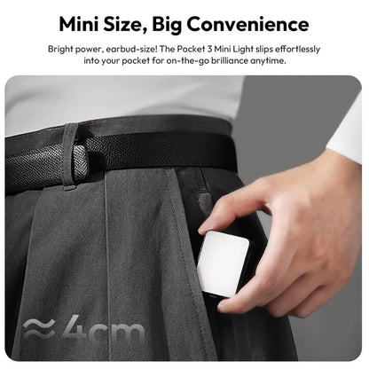 Ulanzi LM001 Magnetic Mini Light for DJI Osmo Pocket 3 5800K LED