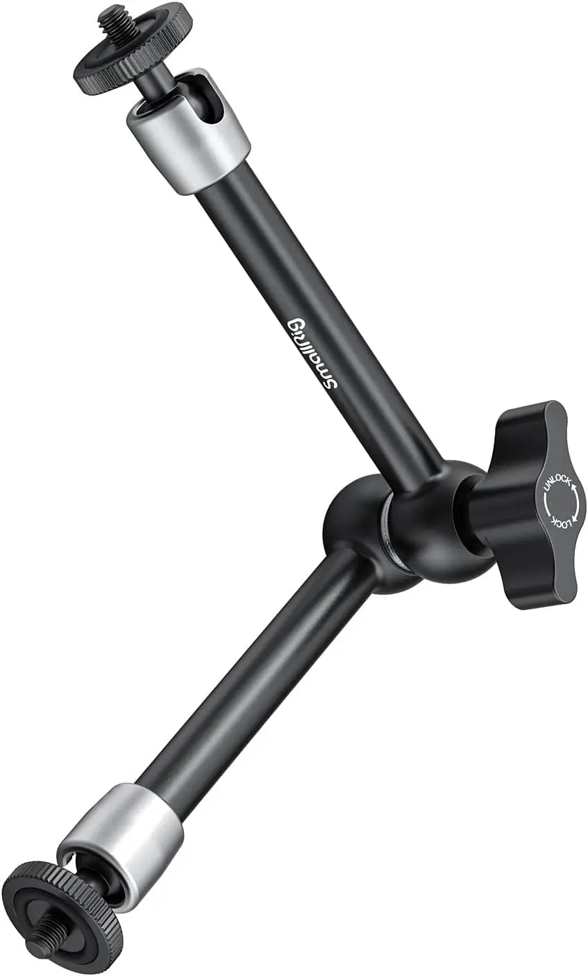 SmallRig Adjustable Articulating Magic Arm 9 point 8 Inch with Dual 1 by 4 Screw 2066B SMALLRIG