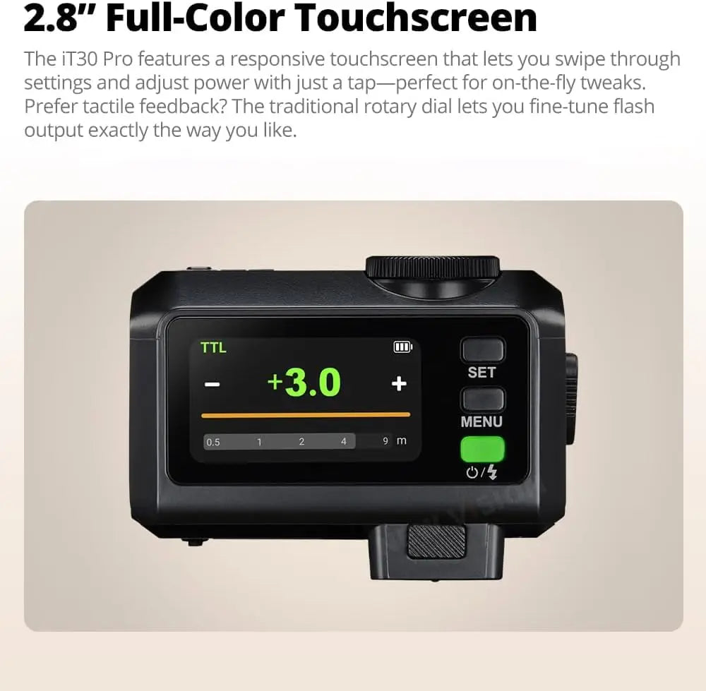 The Godox iT30 Pro C mini flash Godox
