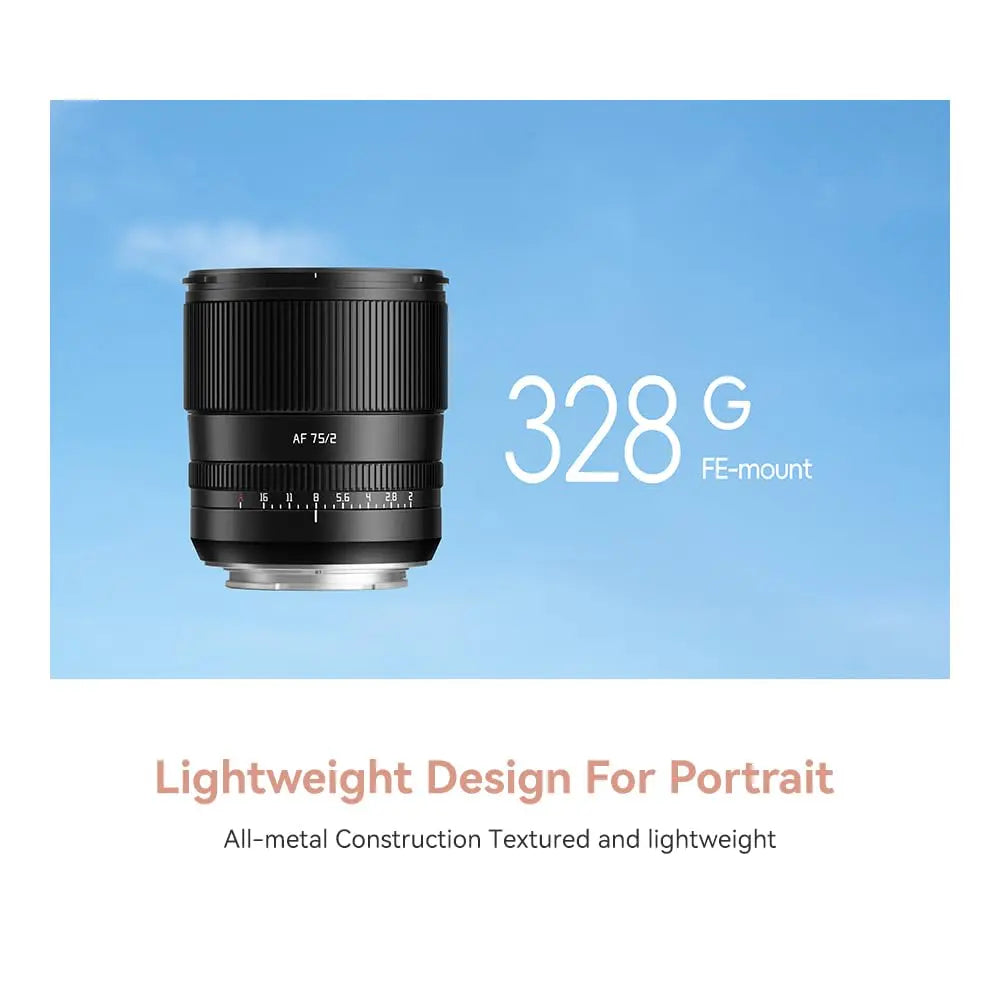 TTArtisan AF 75mm F2 Auto Focus Portrait Lens E mount TTArtisans