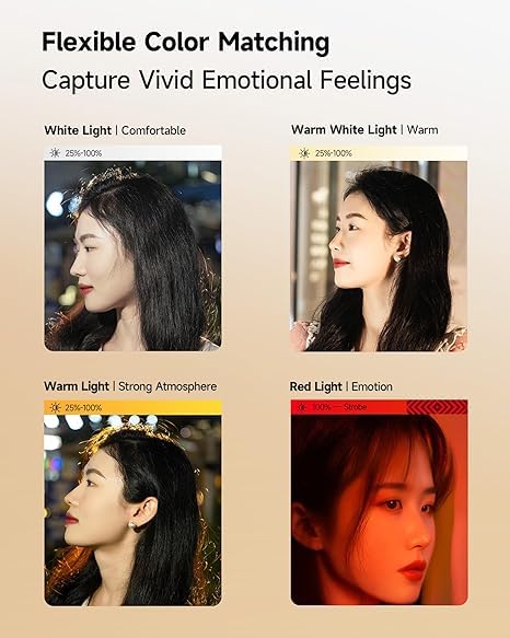 TEKTONIC 28W Pocket LED Fill Light Rechargeable Dimmable Video Lamp