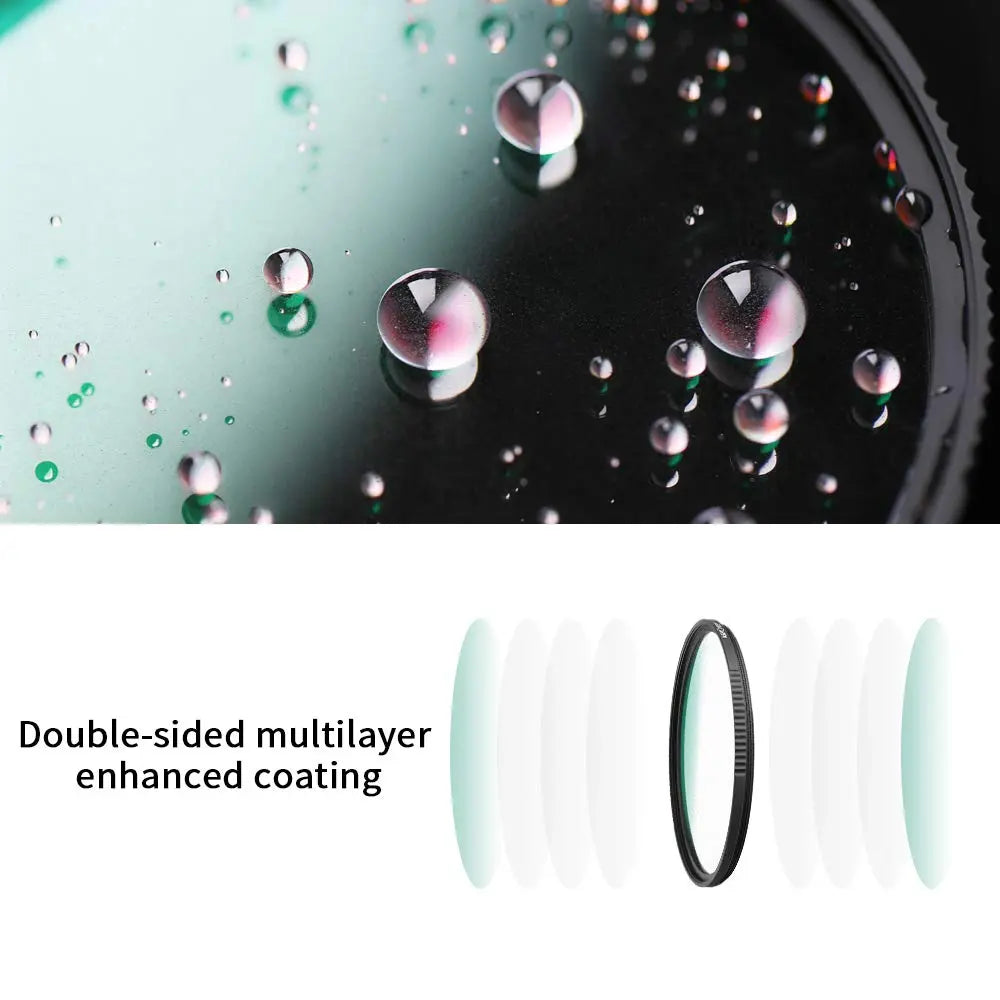 K&F Concept Magnetic Black Mist 1/4 Filter, Special Effects Lens Accessory, HD Multi-Layer Coated, Nano-X Series K&F