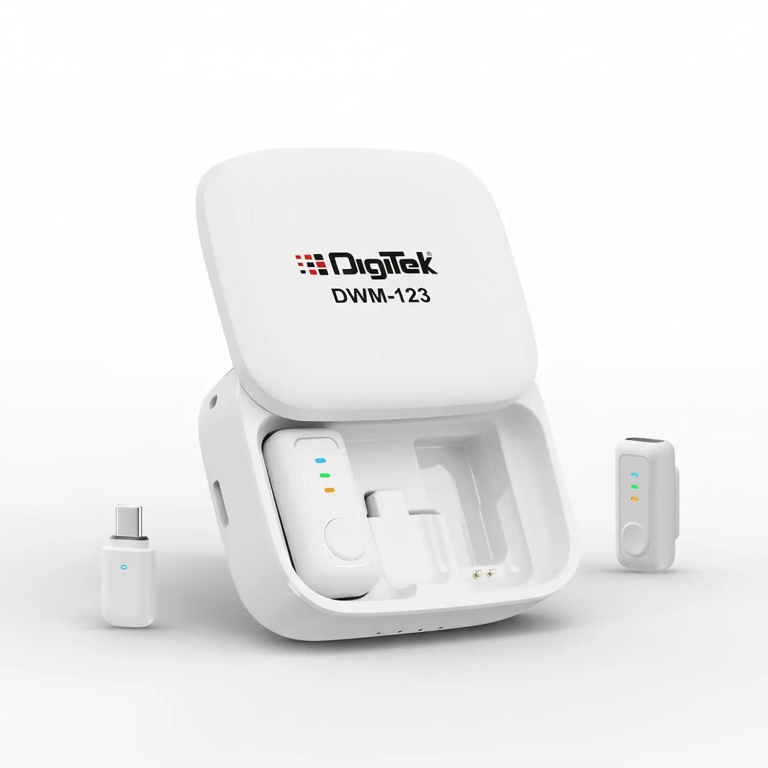 Digitek DWM 123 2-in-1 Wireless Microphone with Charging Case Digitek