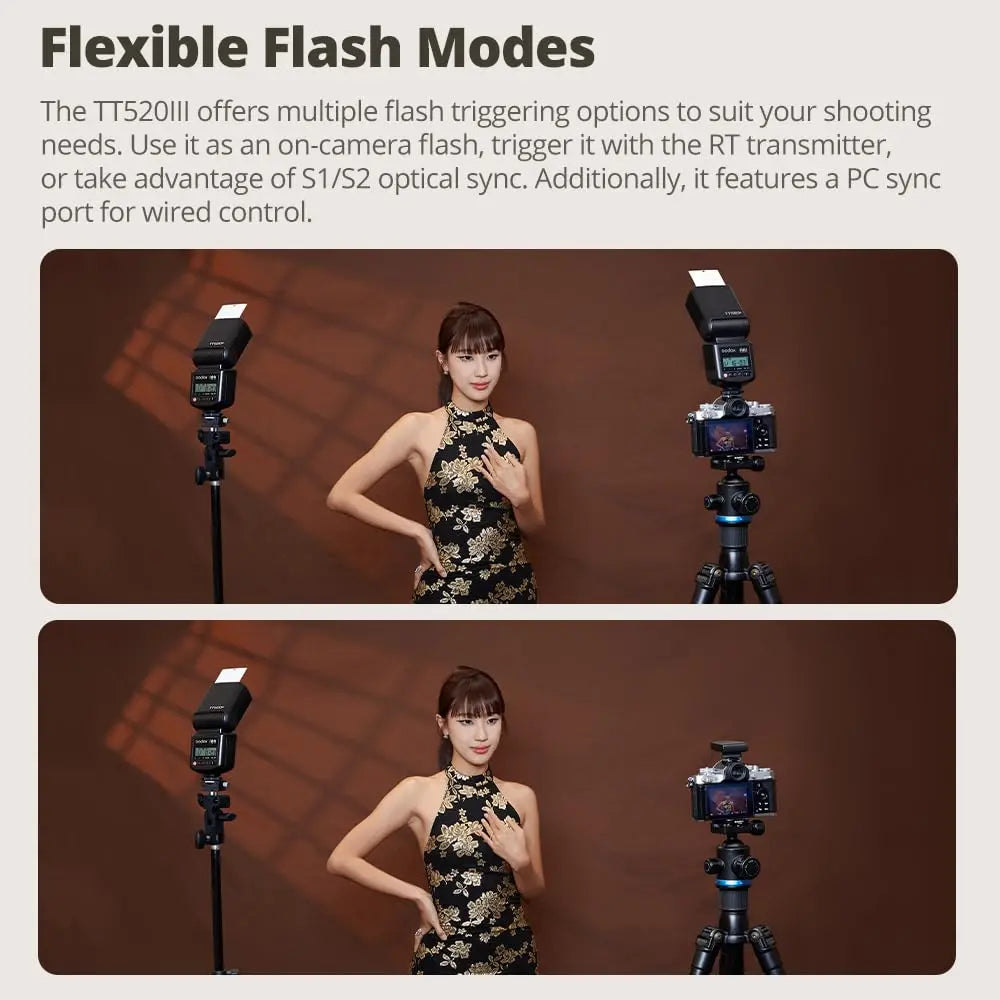 GODOX TT520 III Camera Flash Speedlite Godox