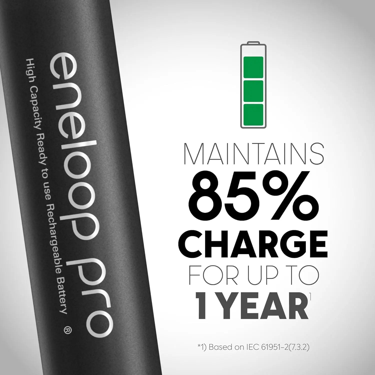 Panasonic Eneloop Pro AA Rechargeable Batteries BK-3HCCE/4BN 2550mAh DJI
