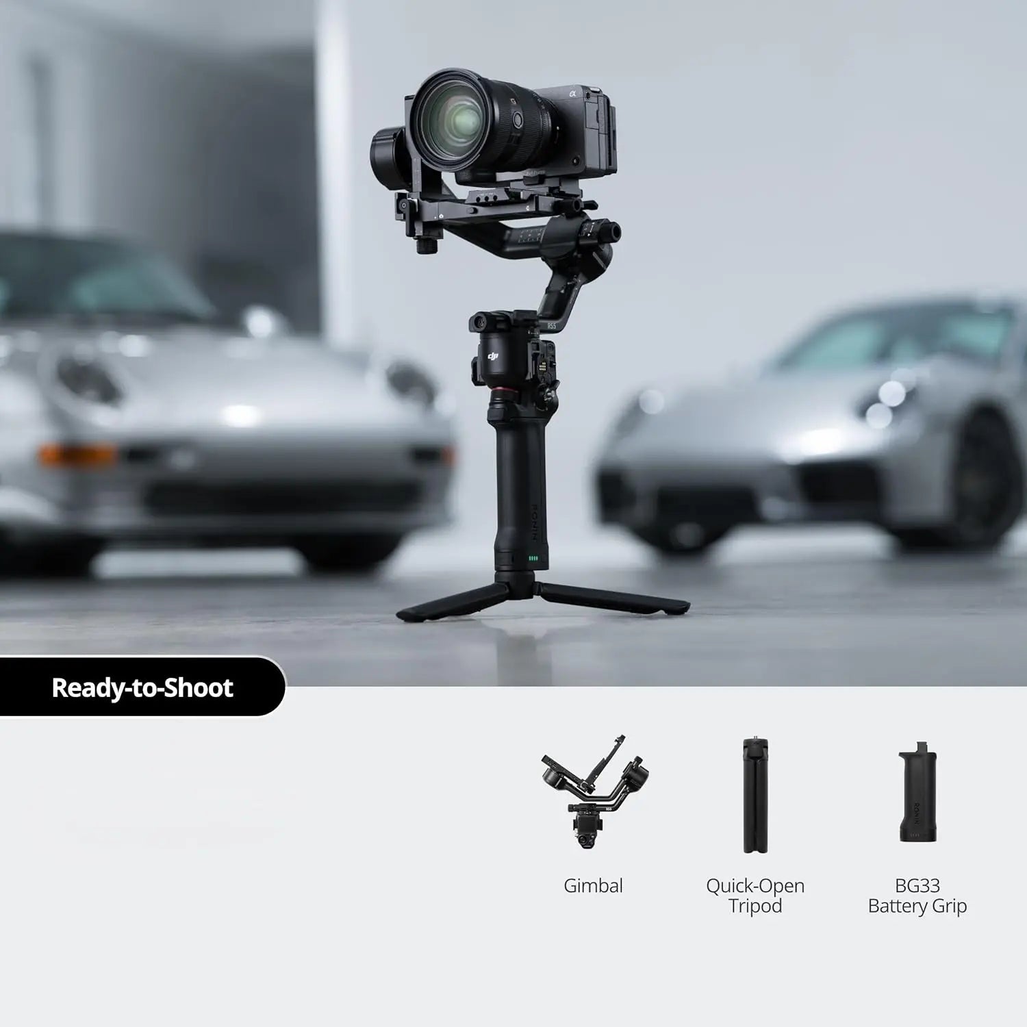 DJI RS 5 Gimbal Stabilizer Canon / Sony / Panasonic / Nikon / Fujifilm Cameras DJI