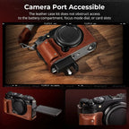 SmallRig X M5 Leather Half Case Kit for FUJIFILM X M5 Brown 4880 SMALLRIG