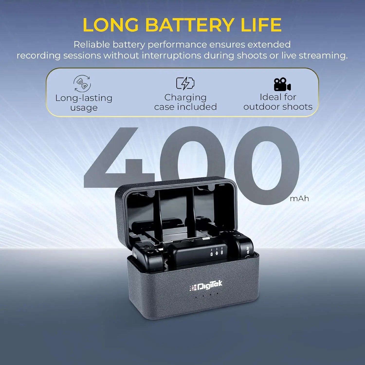 Digitek DWM 122 2 in 1 Wireless Microphone Digitek