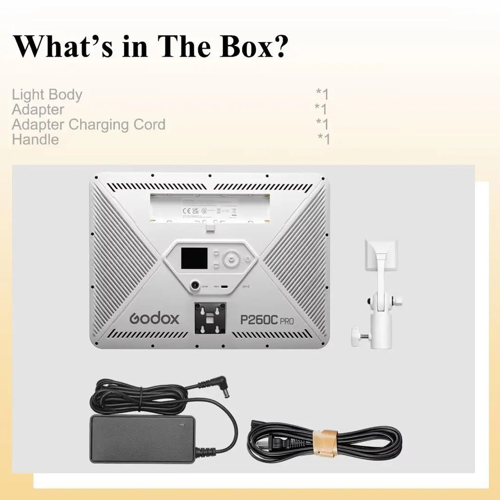Godox LEDP260C Ultra Slim Bi Color LED Video Light Panel Godox